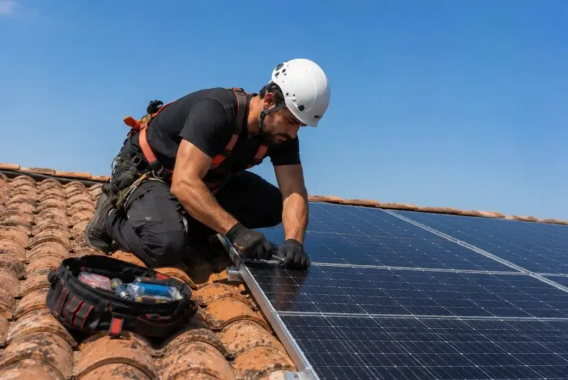 Maintenance et monitoring de panneaux solaires à Mailhoc