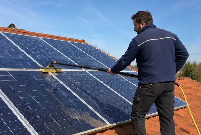Nettoyage et entretien de panneaux solaires à Mailhoc